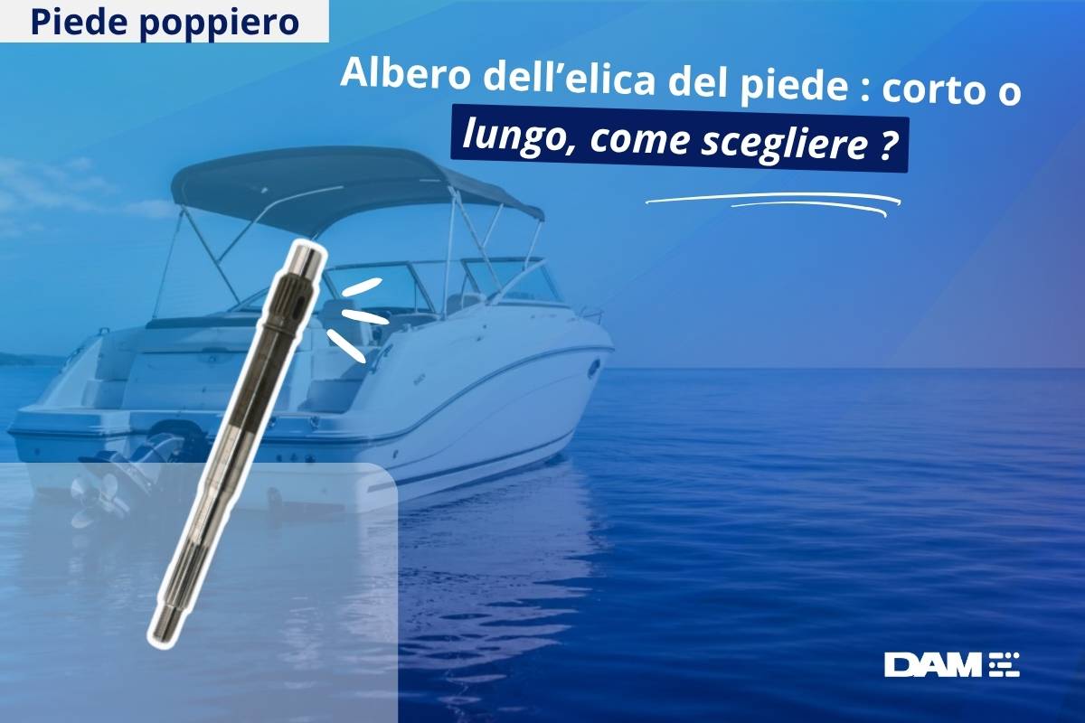 Albero elica piede motore: terminologia, tipi e diagnosi (corto/lungo)